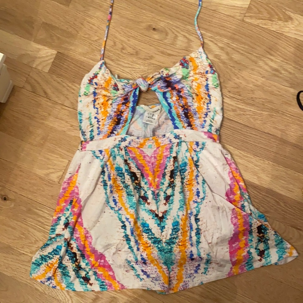 Mara Hoffman keyhole swim cover up